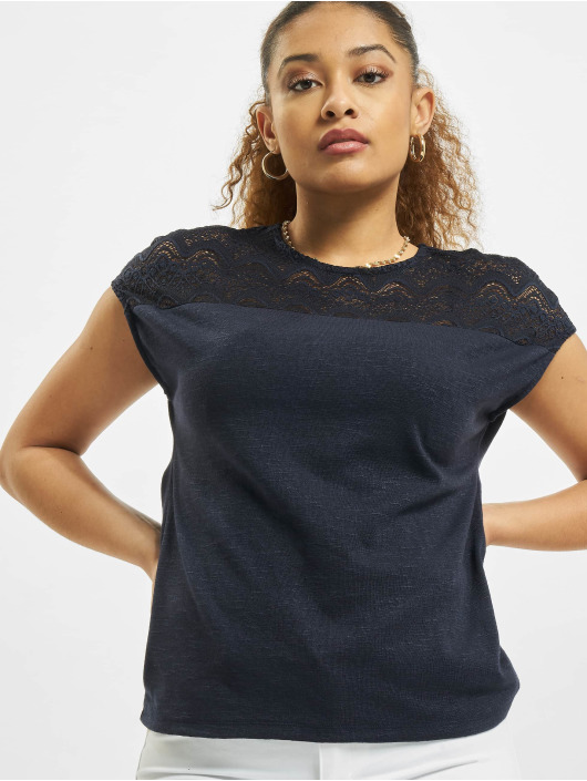 Only Tops sans manche onlElvira Mix Lace bleu